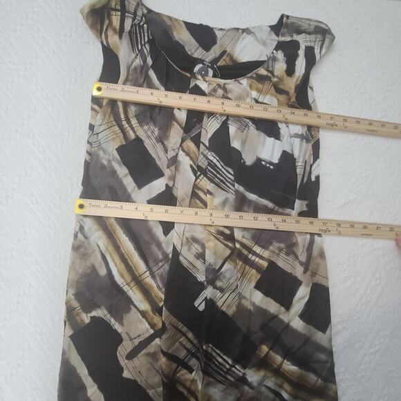 About Huevo Blanco Italian made silk women's dress Size 42 elegant old money - Picture 5 of 10